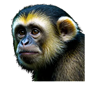 Capuchin Monkey Portrait Png Usp84 PNG Image