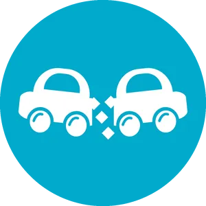 Car Collision Icon PNG Image