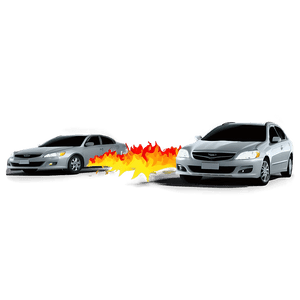 Car Crash Scene PNG 06112024 PNG image with transparent background