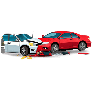 Car Crash Scene PNG tmt PNG image with transparent background