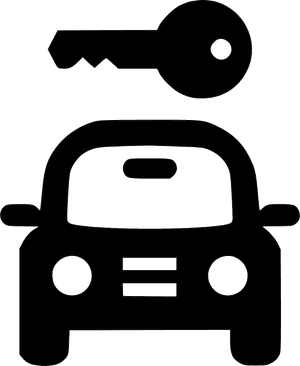 Car Front Key Comments - Car And Key Icon, HD Png Download PNG image with transparent background