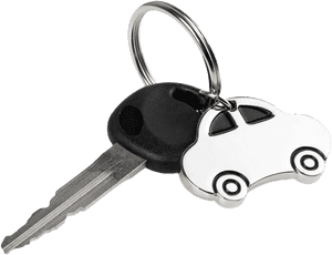Car Rental Keychain Transponder Car Key - Car With Key Png, Transparent Png PNG image with transparent background