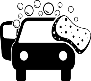 Car Wash Black And White Png - Car Wash Png Icon, Transparent Png PNG image with transparent background