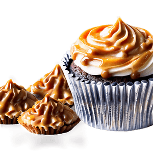 Caramel Cupcakes PNG 30 PNG with transparent background
