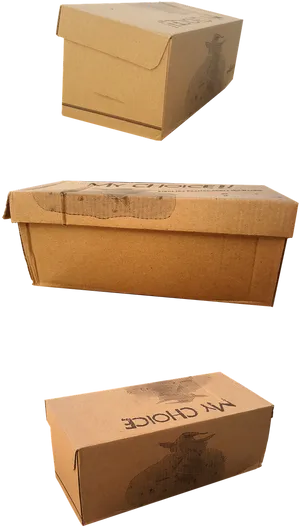 Cardboard Pizza Boxes Stacked PNG Image