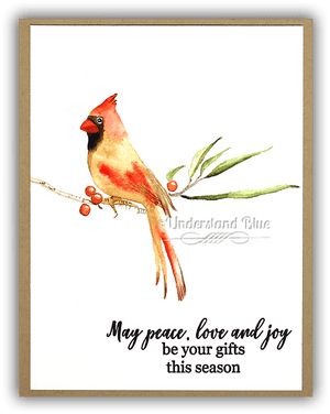 Watercolor Female Cardinal By Understand Blue - Northern Cardinal, HD Png Download PNG image with transparent background