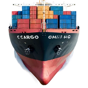 Cargo Ship A PNG Image