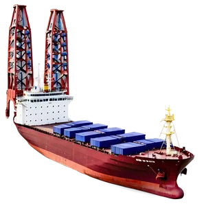 Cargo Ship Docked Png Lfb PNG Image