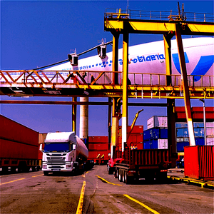 Cargo Terminal Image PNG ena PNG with transparent background