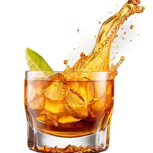 Caribbean Rum Splash Png Ipw PNG Image