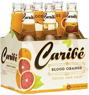 Caribe Blood Orange Cider Pack PNG Image