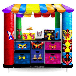 Carnival Souvenir Stands PNG oau42 PNG with transparent background
