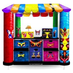 Carnival Souvenir Stands Png Oau42 PNG Image