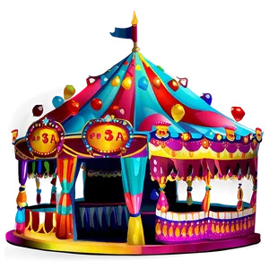 Carnival Tent Illustration Png Myi PNG Image