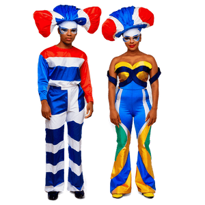 Carnival Themed Outfits PNG wsa61 PNG with transparent background