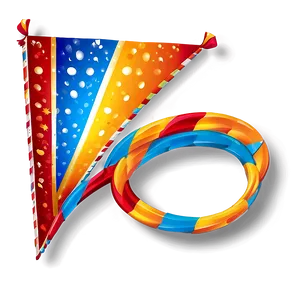 Carnival Triangle Banner Illustration Png 66 PNG Image