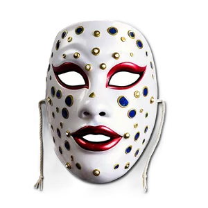 Carnival White Mask Png Wbc PNG Image