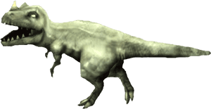 Carnotaurus Dinosaur Render PNG image with transparent background