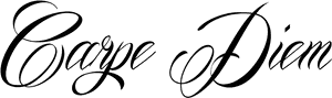 Thumb Image - Script Carpe Diem Tattoo Designs, HD Png Download PNG with transparent background