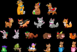 Cartoon_ Animals_ Collection PNG image with transparent background