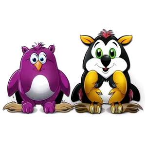 Cartoon Animals Png Qxv PNG Image