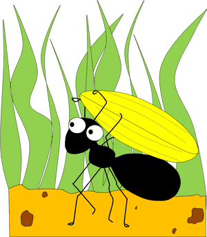 Ant Clip Art The Cliparts Clipartbarn - Ant And The Grasshopper Cartoon, HD Png Download PNG image with transparent background