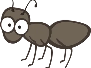 Cartoon Ant Illustration PNG Image