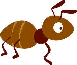 Cartoon Ant Illustration.png PNG Image