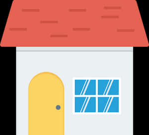 Cartoon Apartment Icon PNG with transparent background