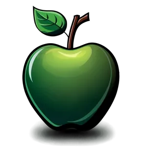 Cartoon Apple D PNG Image