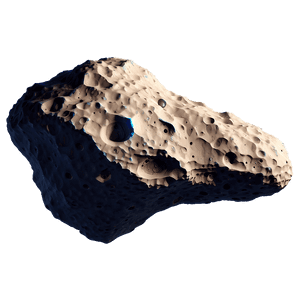Cartoon Asteroid PNG kbc26 PNG with transparent background