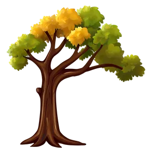 Cartoon Autumn Tree Png Wss77 PNG Image