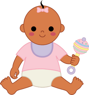 Sad Little Girl Clipart - Clip Art Baby Dolls, HD Png Download PNG with transparent background