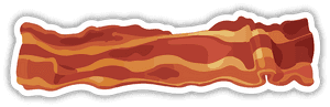 Bacon Sticker - Bacon Sticker Png, Transparent Png PNG image with transparent background