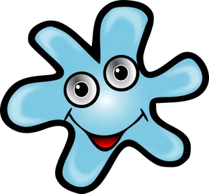 Cartoon Bacteria Character PNG Image