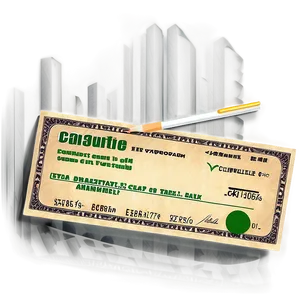 Cartoon Bank Check Drawing Png Yfn PNG Image