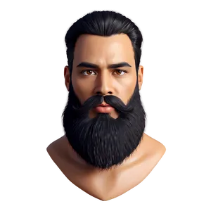 Cartoon Beard Avatar Png Vfv99 PNG Image