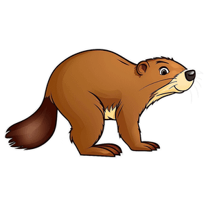 Cartoon Beaver Character PNG 05242024 PNG image with transparent background