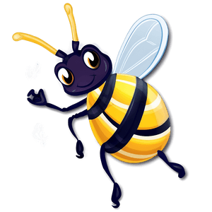 Cartoon Bee PNG wqo12 PNG image with transparent background