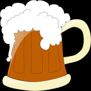 Cartoon Beer Mug Clipart PNG