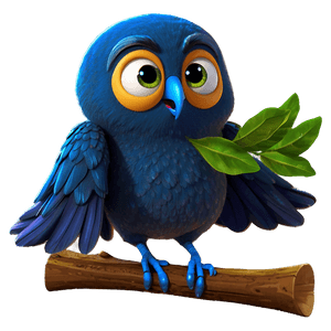Cartoon Bird Character PNG 06202024 PNG