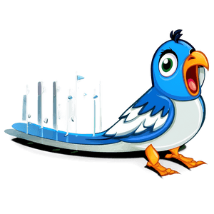 Cartoon Bird Singing PNG 98 PNG