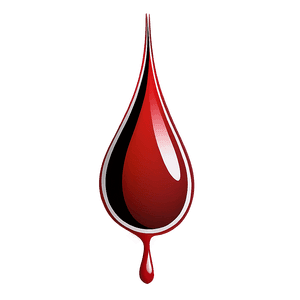 Cartoon Blood Drop PNG aef44 PNG