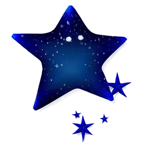 Cartoon Blue Stars Png 06252024 PNG Image