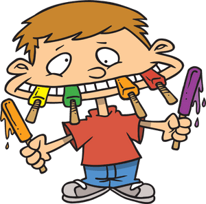 Cartoon Pictures Of Junk Food - Eating Junk Food Clipart PNG image with transparent background
