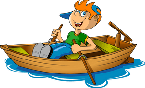 Canoe Clipart Canoe River - Rowing Boat Clip Art, HD Png Download PNG image with transparent background