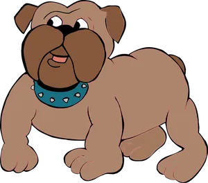Cartoon Brown Dog Clipart PNG Image