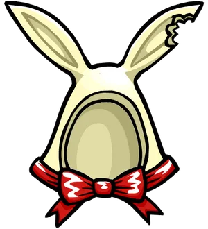 Cartoon Bunny Ears Bowtie.png PNG Image