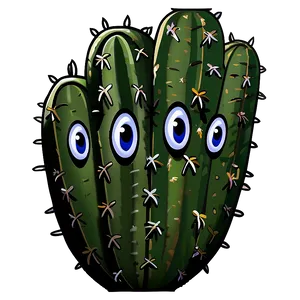 Cartoon Cactus Character Png 74 PNG Image