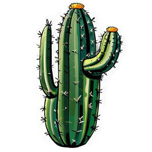 Cartoon Cactus PNG 05032024 PNG image with transparent background
